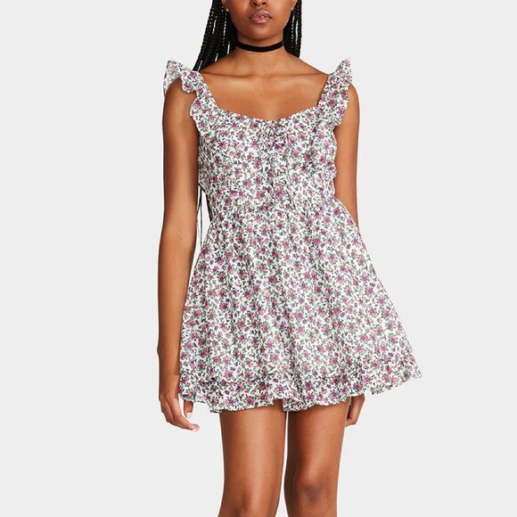 Betsey Johnson Ditsy Floral Mini Dress (Size 2) - Picture 6 of 7